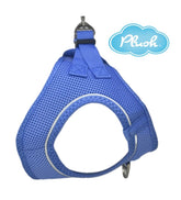 Plush Step In Air Mesh Harness - Cornflower (Front D-Ring)